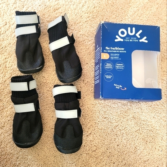 2/$20 New YOULY All Weather Dog Boot, Large - Picture 4 of 9